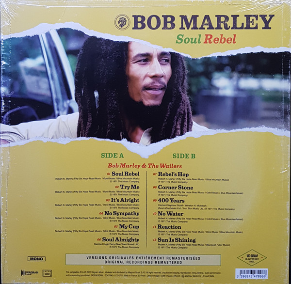 Bob Marley & The Wailers - Soul Rebel | Wagram Music (3347096) - 2 Bob Marley & The Wailers - Soul Rebel | Wagram Music (3347096) - 2
