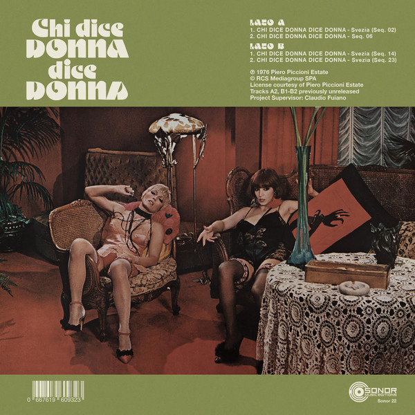 Piero Piccioni - Chi Dice Donna Dice Donna | Sonor Music Editions (Sonor 22) - 2