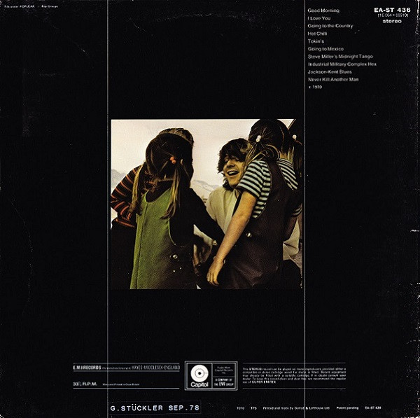 Steve Miller Band - Number 5 | Capitol Records (EA-ST 436) - 4