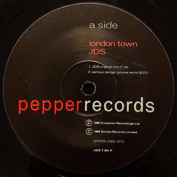 JDS - London Town | Pepper Records (JDS T 001 P)
