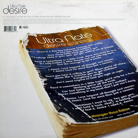 Ultra Naté - Desire (Joey Negro/Kerri Chandler/Dubaholics Mixes) | AM:PM (12AMPM133) - 2 Ultra Naté - Desire (Joey Negro/Kerri Chandler/Dubaholics Mixes) | AM:PM (12AMPM133) - 2