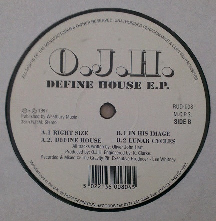 O.J.H. - Define House E.P. | Ruff Definition Records (RUD-008) - main O.J.H. - Define House E.P. | Ruff Definition Records (RUD-008) - main