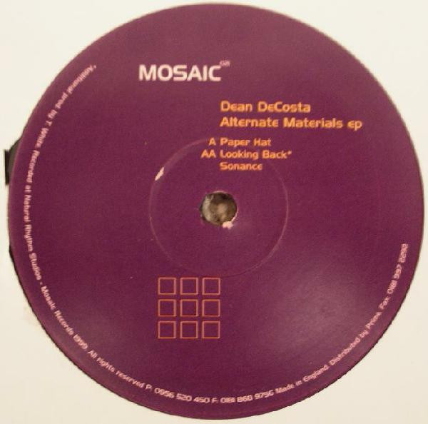 Dean DeCosta - Alternate Materials EP | Mosaic (MOSAIC021)