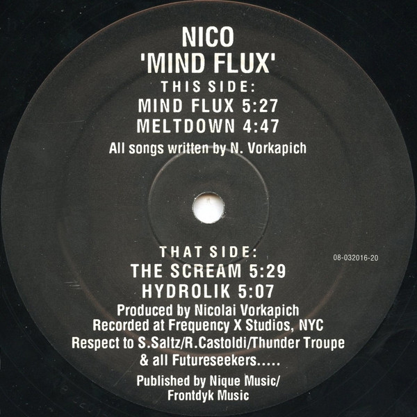 Nico - Mind Flux | ESP Records (ESP 9136-1) - 3