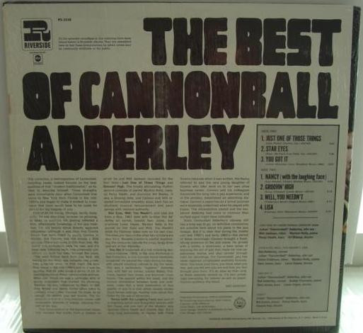 Cannonball Adderley - The Best Of Cannonball Adderley | Riverside Records (RS 3038) - 2 Cannonball Adderley - The Best Of Cannonball Adderley | Riverside Records (RS 3038) - 2