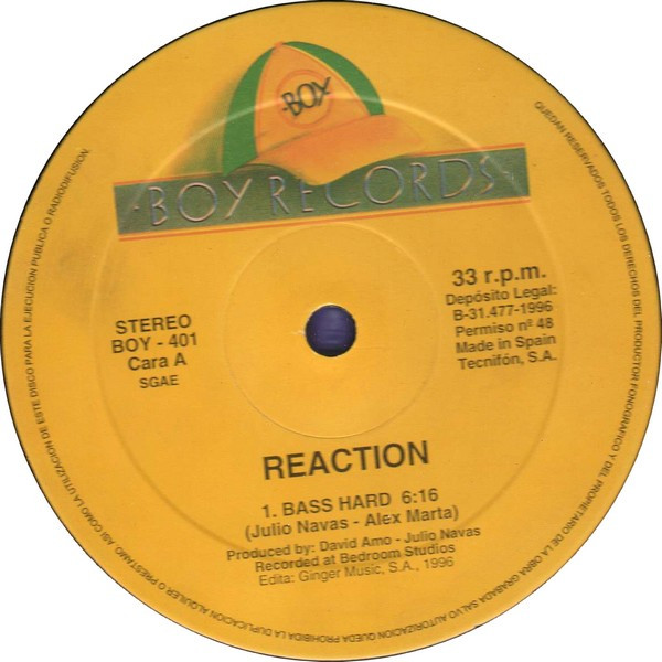 Reaction - Bass Hard | Boy Records (BOY - 401) - 4