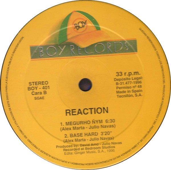 Reaction - Bass Hard | Boy Records (BOY - 401) - 3