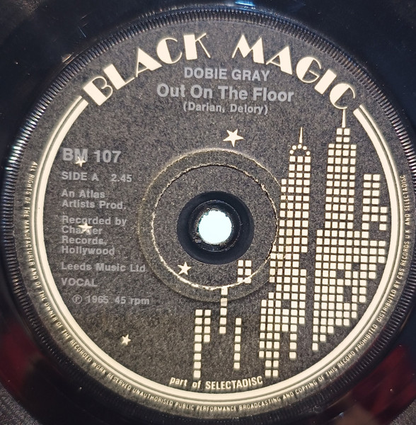 Dobie Gray - Out On The Floor | Black Magic (BM 107) - main
