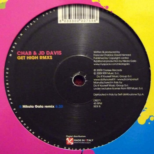 Chab & JD Davis - Get High RMXS | Dream Beat (DB271) - 2