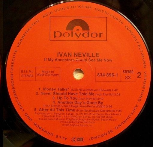 Ivan Neville - If My Ancestors Could See Me Now | Polydor (834 896-1) - 4 Ivan Neville - If My Ancestors Could See Me Now | Polydor (834 896-1) - 4