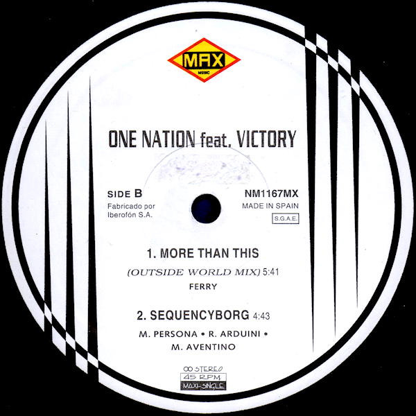 One Nation Feat Victory - More Than This | Max Music (NM1167MX) - 4