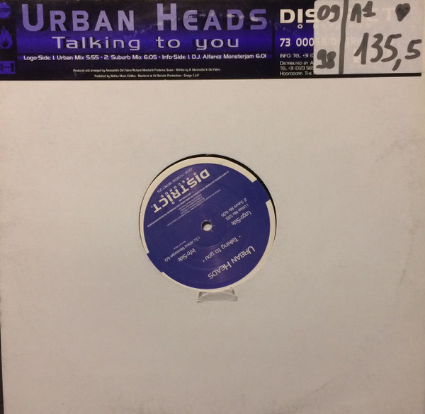 Urban Heads - Talking To You | District Records (DISTRICT 003)