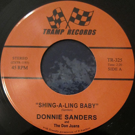 Donnie Sanders & The Don Juans , Donnie Sanders And The Shooting Stars - Shing-A-Ling Baby / Naptown U.S.A. | Tramp Records (TR-325) - main