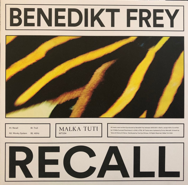 Benedikt Frey - Recall | Malka Tuti (MT034) - main
