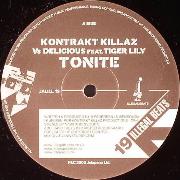 Kontrakt Killaz vs. Delicious Feat. Tiger Lily / Kontrakt Killaz Feat. Morten Luco - Tonite / Feel It | Illegal Beats (JALILL 19)