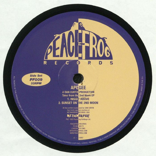 Apogee - Tales From The 2nd Moon EP | Peacefrog Records (PF009) - 2