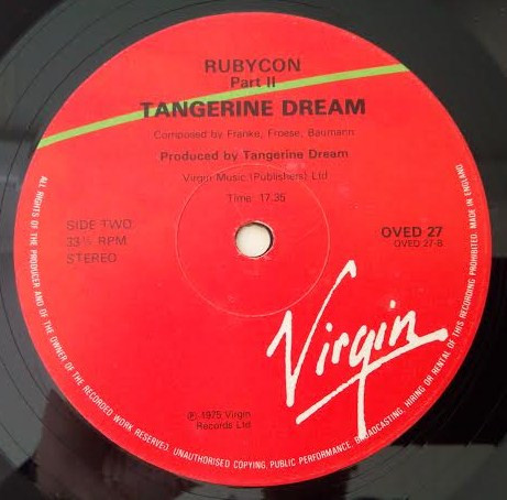 Tangerine Dream - Rubycon | Virgin (OVED 27) - 4