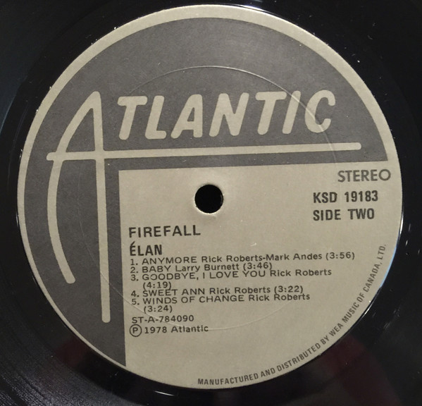 Firefall - Élan | Atlantic (KSD 19183) - 4