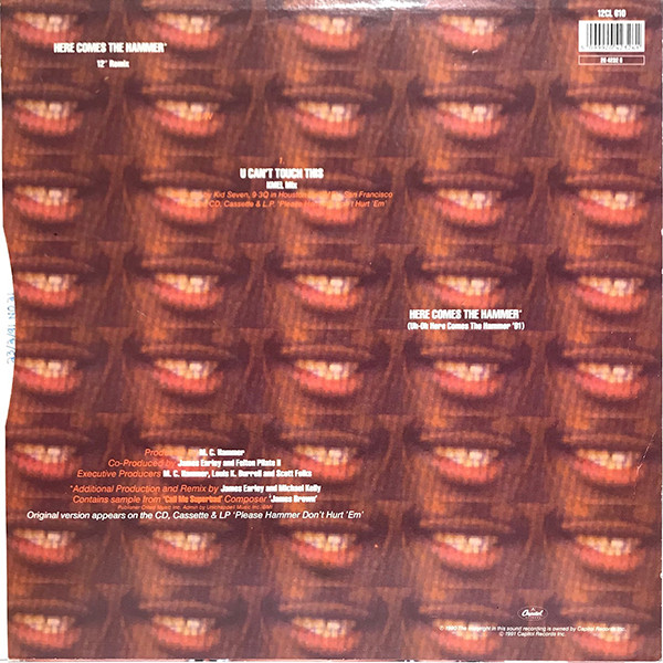 MC Hammer - Here Comes The Hammer | Capitol Records (12CL 610) - 2