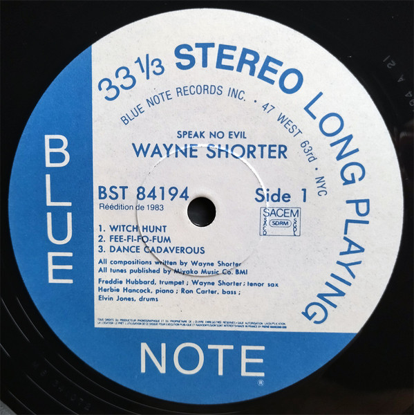Wayne Shorter - Speak No Evil | Blue Note (BST 84194) - 3