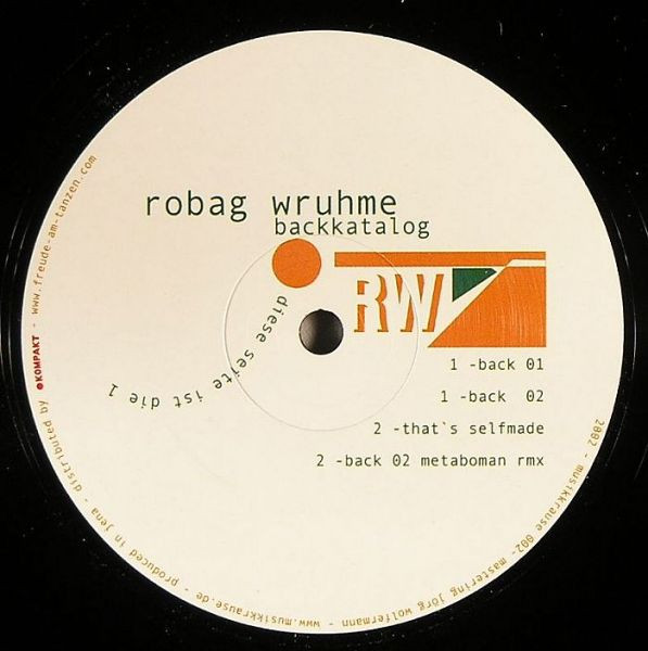 Robag Wruhme - Backkatalog | Musik Krause (MK 02)