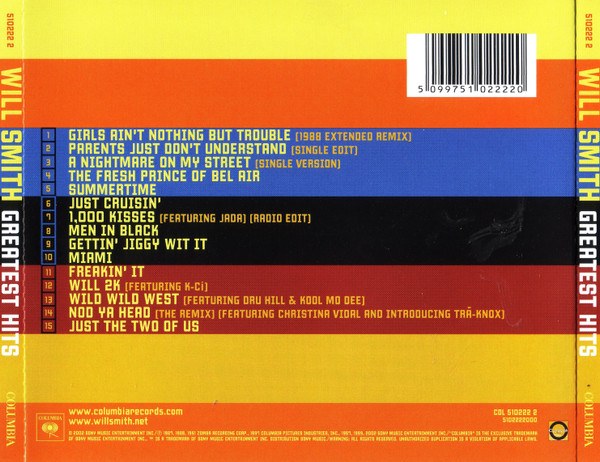 Will Smith - Greatest Hits | Columbia (COL 510222 2) - 2