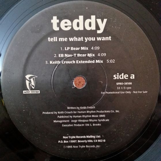 Teddy - Tell Me What You Want | Noo Trybe Records (SPRO-38500)
