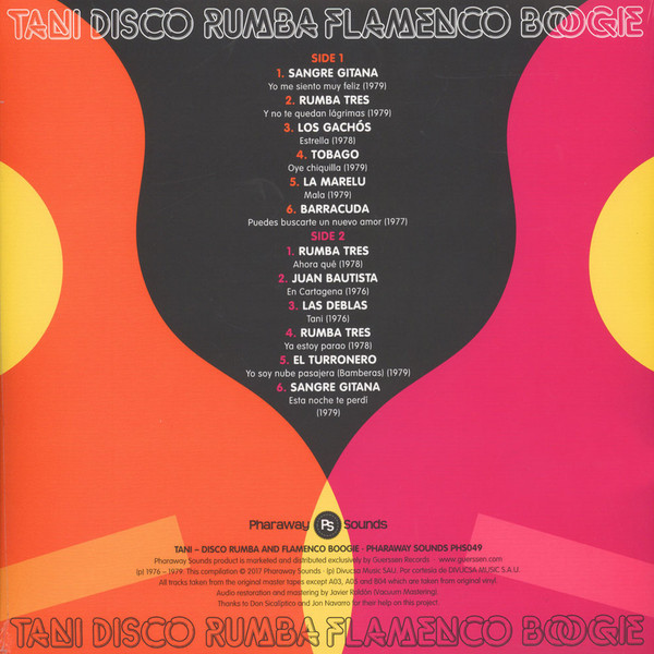 Various - Tani - Disco Rumba & Flamenco Boogie ● 1976 ● 1979 ● | Pharaway Sounds (PHS049) - 3 Various - Tani - Disco Rumba & Flamenco Boogie ● 1976 ● 1979 ● | Pharaway Sounds (PHS049) - 3