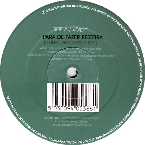 Marcos Valle - Para De Fazer Besteira (4 Hero Remixes) | Far Out Recordings (FARO 044) - 2