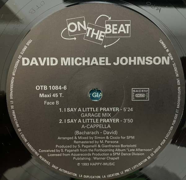 David Michael Johnson - I Say A Little Prayer | On The Beat (OTB 1084-6)
