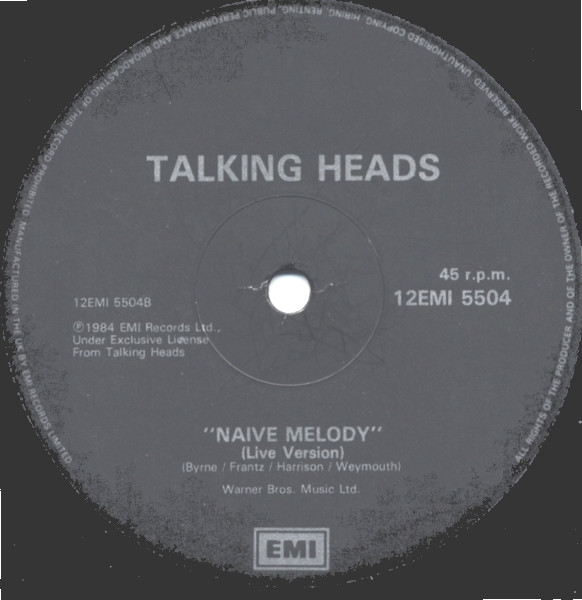 Talking Heads - Slippery People | EMI (12EMI 5504) - 4