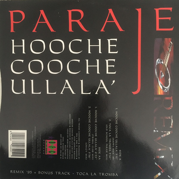 Paraje - Hooche Cooche Ullalà (Remix) | DFC (DFC 240) - 3