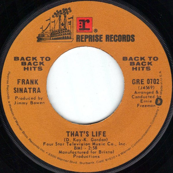 Frank Sinatra - My Kind Of Town / That's Life | Reprise Records (GRE 0702) - 2