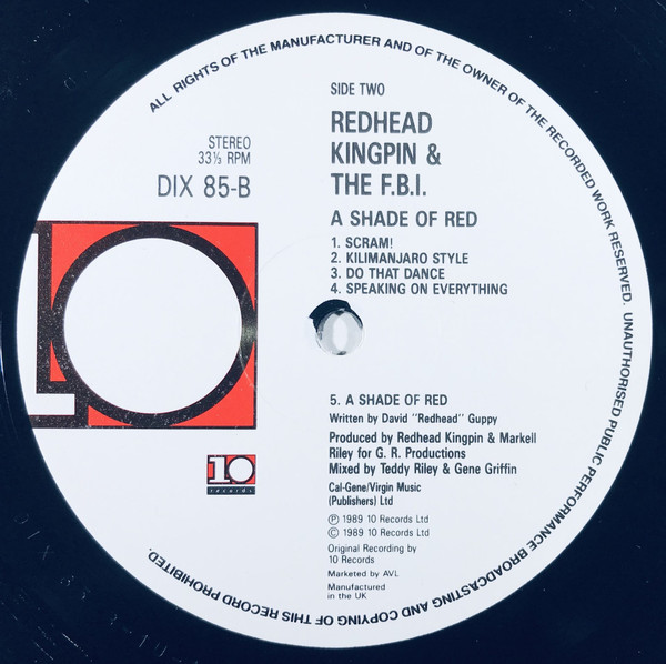 Redhead Kingpin And The FBI - A Shade Of Red | 10 Records (DIX 85) - 4 Redhead Kingpin And The FBI - A Shade Of Red | 10 Records (DIX 85) - 4