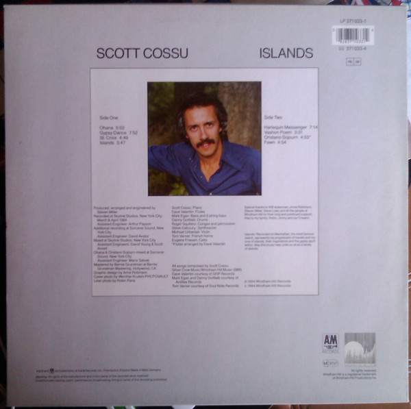 Scott Cossu - Islands | Windham Hill Records (371033-1) - 3
