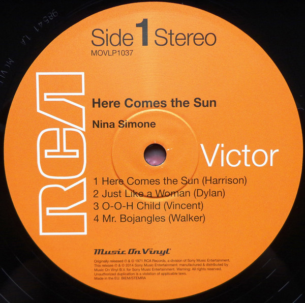 Nina Simone - Here Comes The Sun | RCA Victor (MOVLP1037) - 3