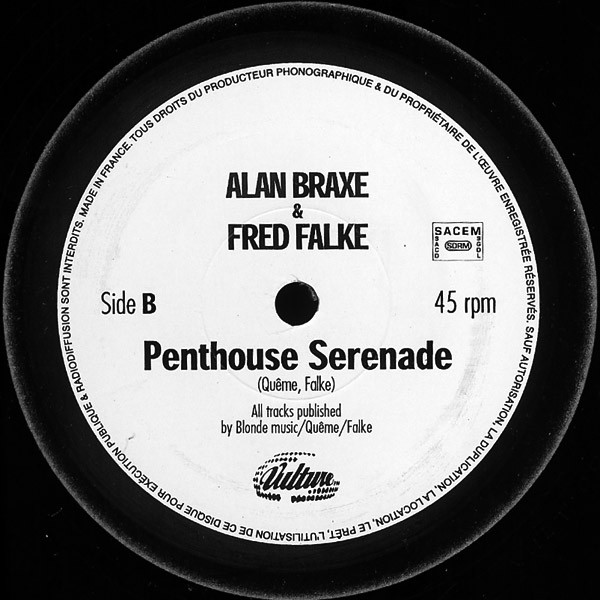 Alan Braxe & Fred Falke - Palladium / Penthouse Serenade | Vulture Music (VULT 002) Alan Braxe & Fred Falke - Palladium / Penthouse Serenade | Vulture Music (VULT 002)