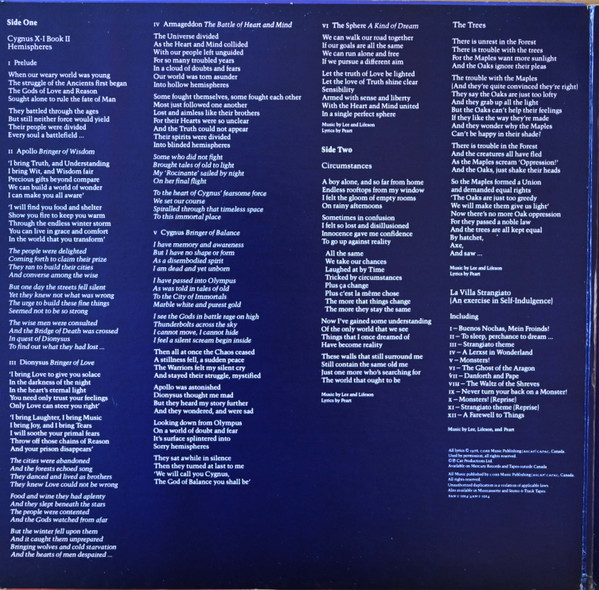 Rush - Hemispheres | Anthem (ANR-1-1014) - 2 Rush - Hemispheres | Anthem (ANR-1-1014) - 2