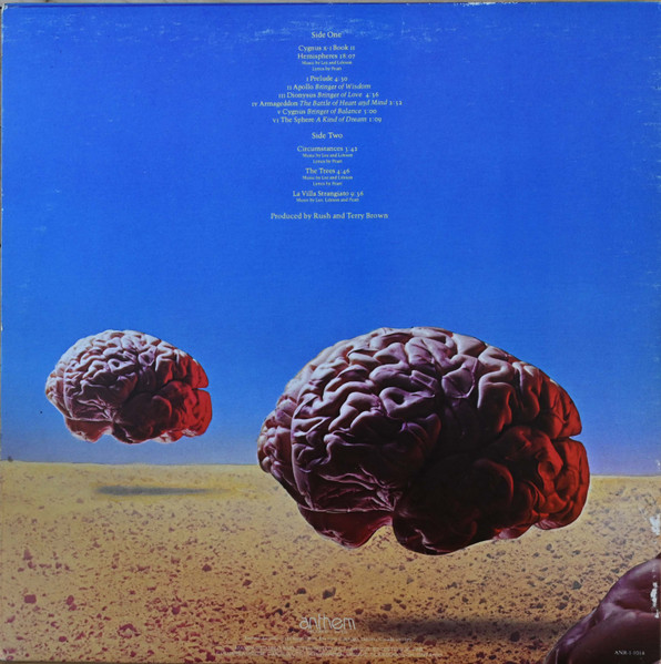 Rush - Hemispheres | Anthem (ANR-1-1014) - 4 Rush - Hemispheres | Anthem (ANR-1-1014) - 4