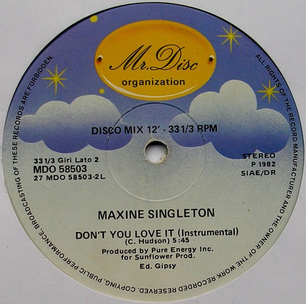 Maxine Singleton - Don't You Love It | Mr. Disc Organization (MDO 58503) - 2