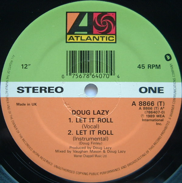 Doug Lazy - Let It Roll | Atlantic (A 8866 (T))