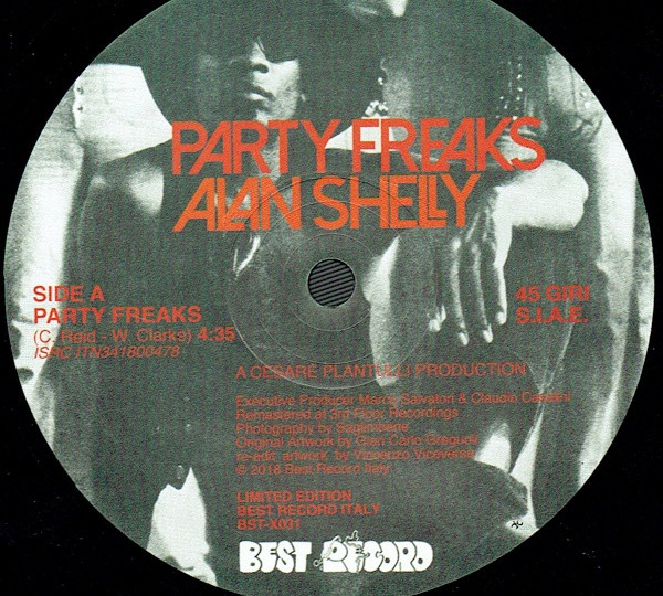 Alan Shelly - Party Freaks / Dance Together | Best Record Italy (BST-X031)