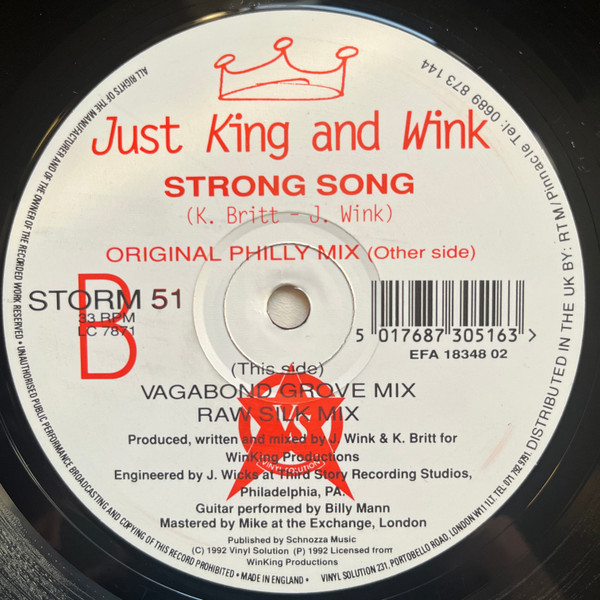 Just King And Wink - Strong Song | Vinyl Solution (STORM 51) - 3 Just King And Wink - Strong Song | Vinyl Solution (STORM 51) - 3