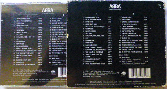 ABBA - The Definitive Collection | Polar (549 974-2) - 2
