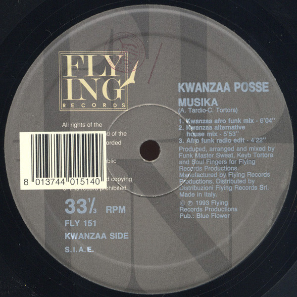 Kwanzaa Posse - Musika | Flying Records (FLY 151) - 3