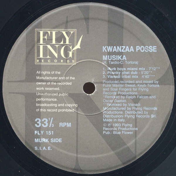 Kwanzaa Posse - Musika | Flying Records (FLY 151) - 4