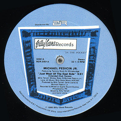 Michael Pedicin Jr - Just West Of The East Side | Billy / Gene Records (BGR-2001)