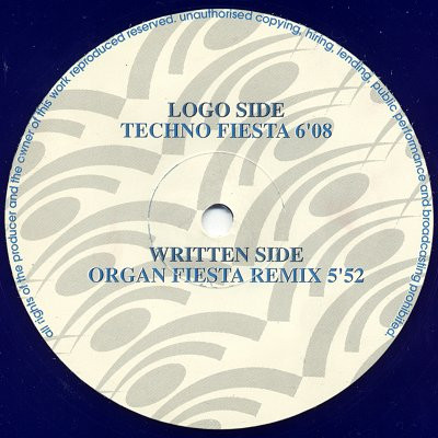 Itty Bitty Boozy Woozy - Tempo Fiesta - Party Time (The Remixes) | Blue Limited (BL-1001) - 3