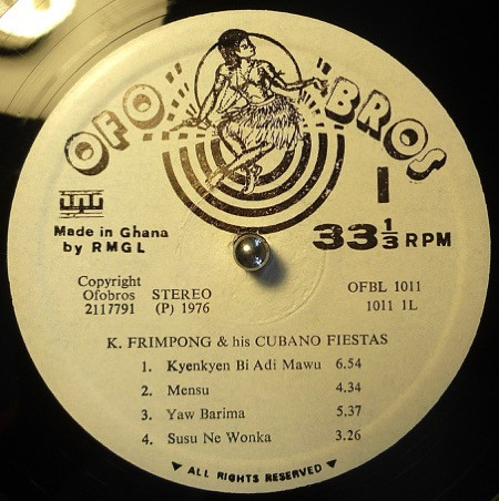 K. Frimpong & His Cubano Fiestas - K. Frimpong And His Cubano Fiestas | Ofo Bros (OFBL 1011) - 3