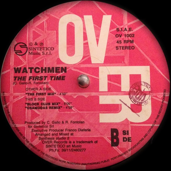 Watchmen - The First Time | Over Records (OV 1002) Watchmen - The First Time | Over Records (OV 1002)